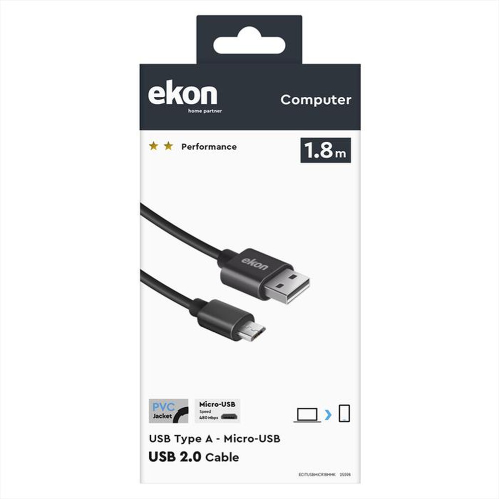 Immagine del prodotto SBS - ECITUSBMICR18MMK-Nero