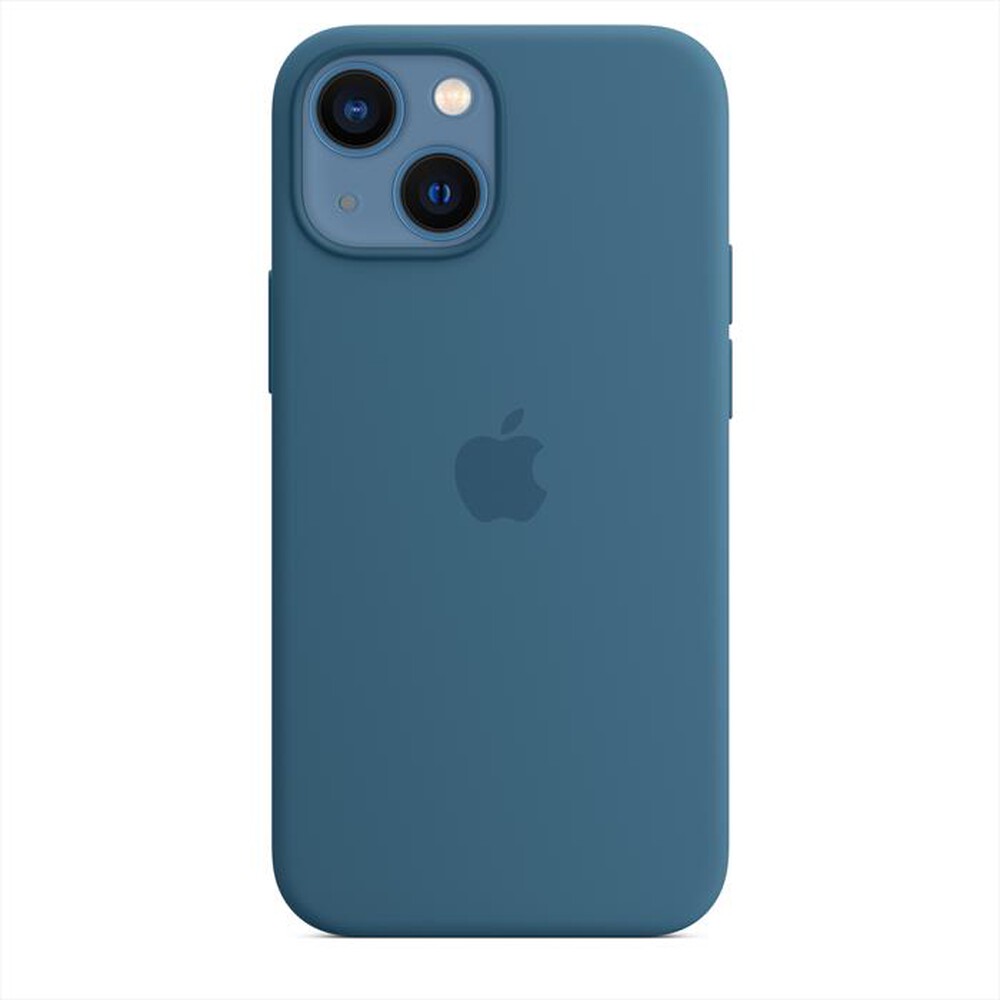 "APPLE - iPhone 13 mini Silicone Case with MagSafe-Blue Jay"