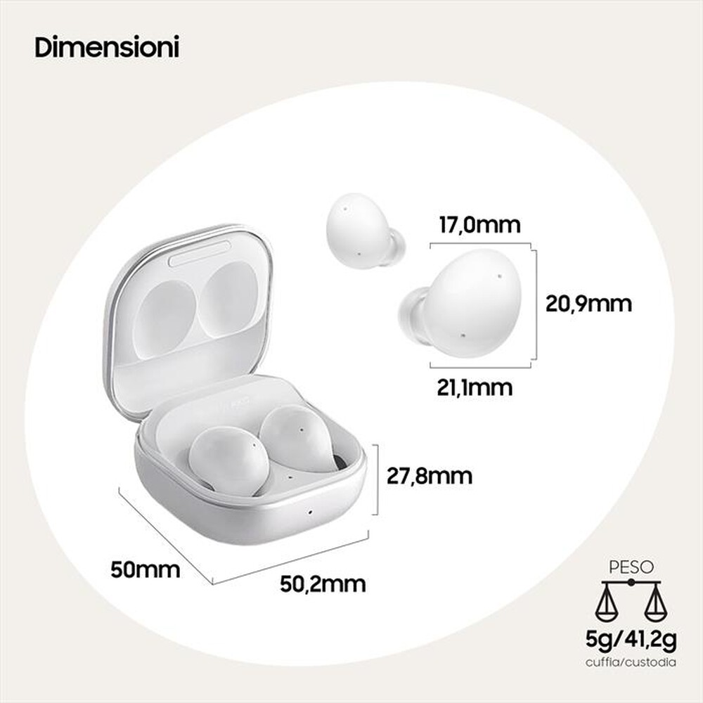 Immagine del prodotto SAMSUNG - GALAXY BUDS2-White