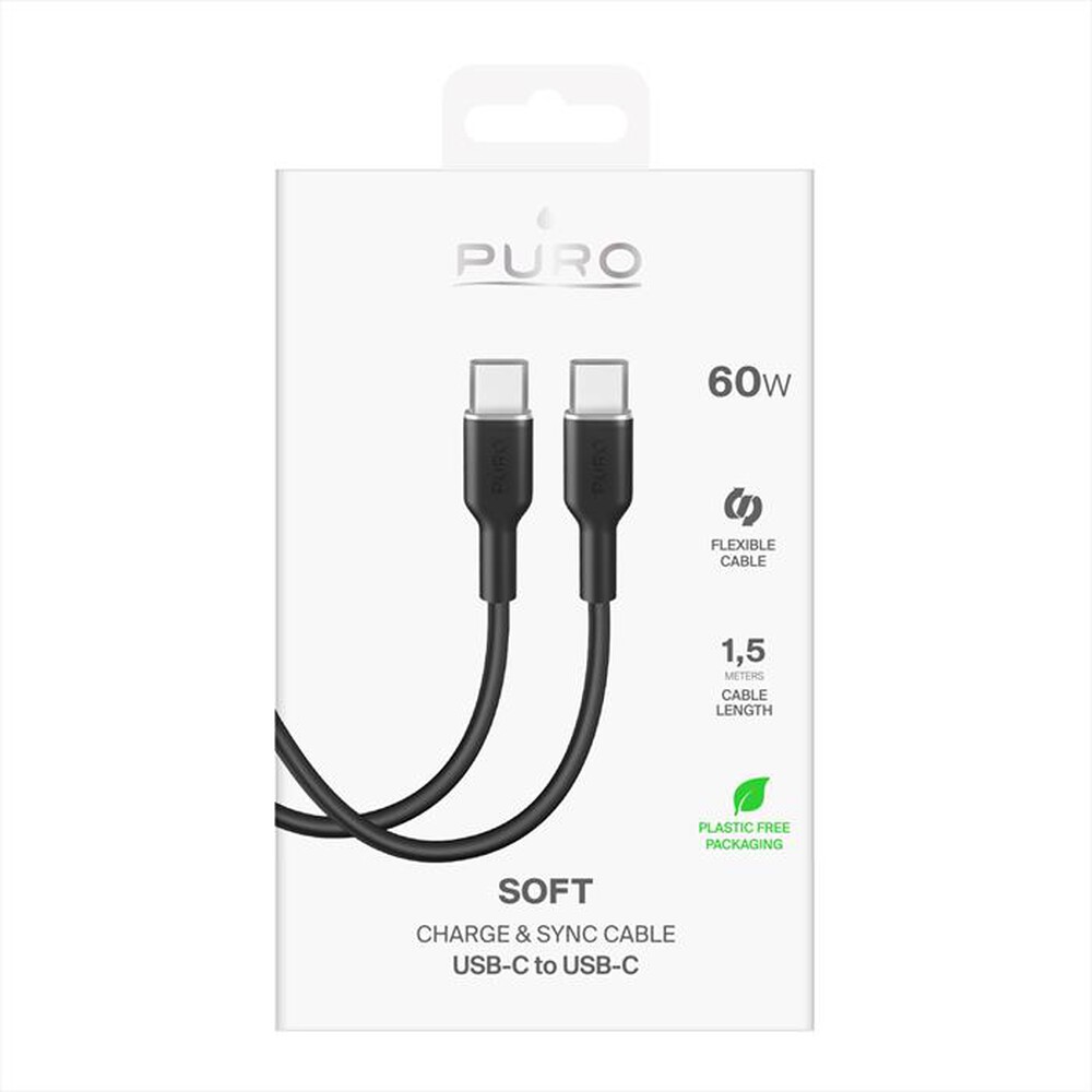 Immagine del prodotto PURO - Cavo USB PUUSBCUSBCICONBLK-Nero