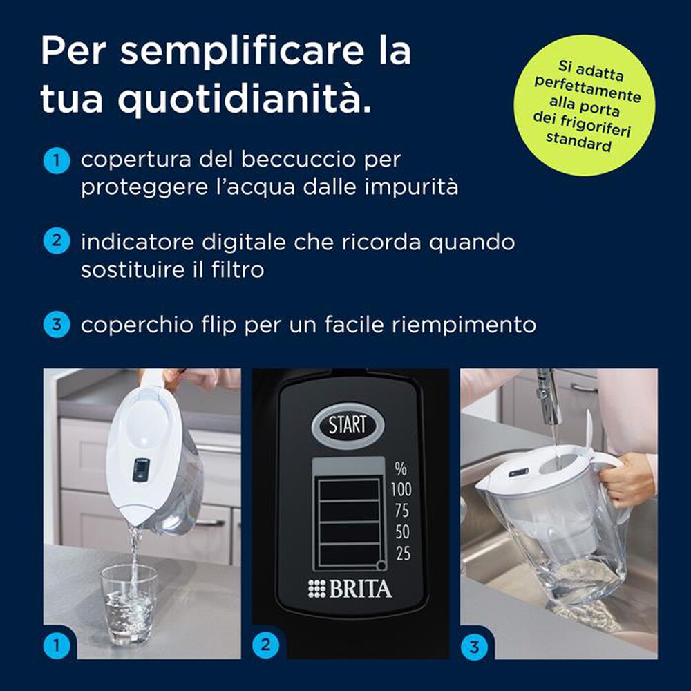 Immagine del prodotto BRITA - Caraffa filtrante MARELLA MXPRO-Bianco/trasparente