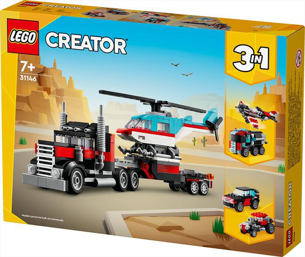Immagine del prodotto LEGO - CREATOR Autocarro con elicottero 31146