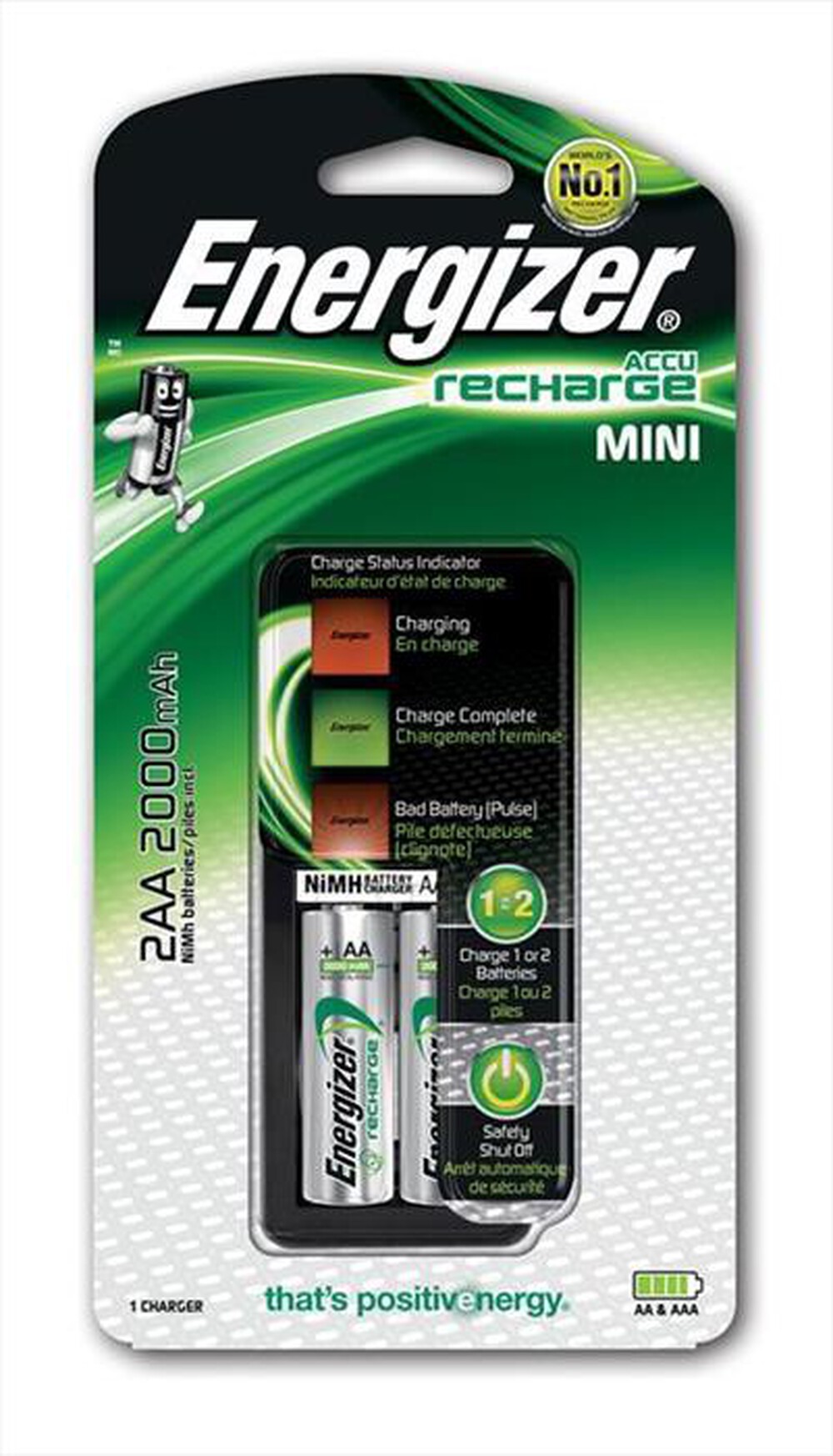 Immagine del prodotto ENERGIZER - MINI CHARGER-Nero