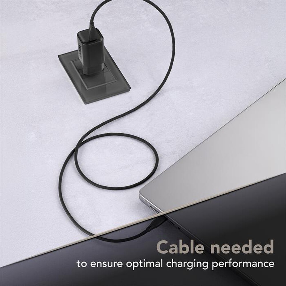 Immagine del prodotto CELLULARLINE - Caricabatterie da rete 100W ACH USB-C GAN+ 100W-Nero
