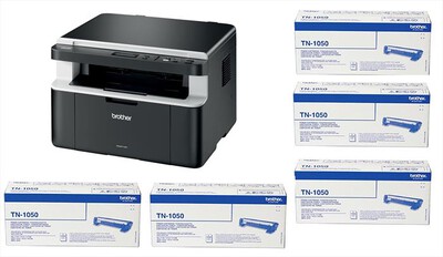 BROTHER - DCP1612W BUNDLE 5 toner