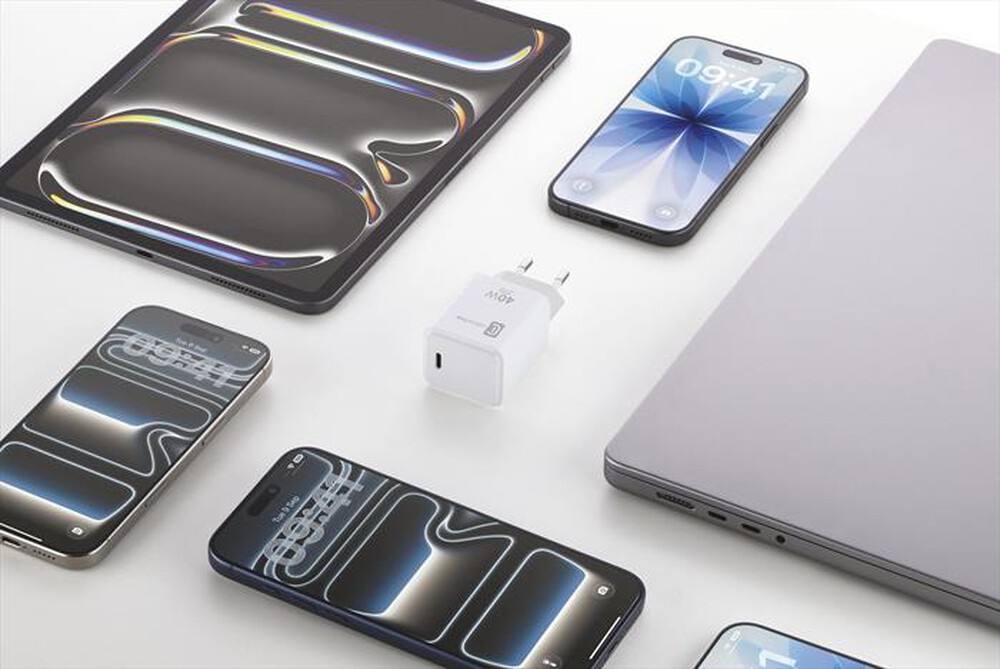 Immagine del prodotto CELLULARLINE - Caricabatterie da rete ACH USB-C 40W PD-Bianco