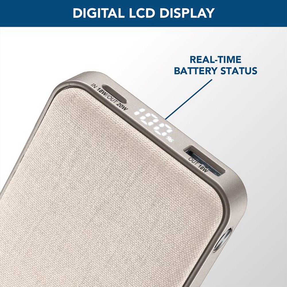 "CELLULARLINE - POWER BANK GLAM BIANCO-Bianco"