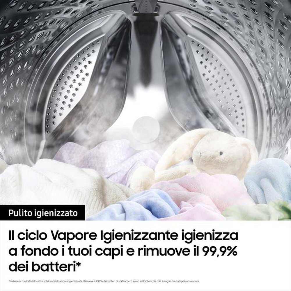 "SAMSUNG - Lavatrice WW11BB744DGES3 11Kg Classe A-bianco oblò black"