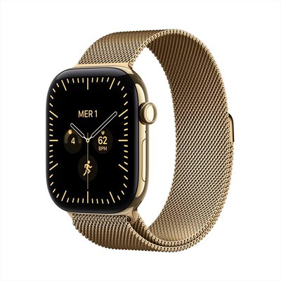 APPLE - Watch Series 12 GPS + Cellular 46mm Titanio Oro-Loop milanese Oro - M/L