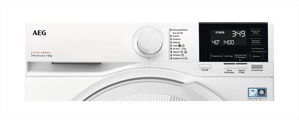 "AEG - Lavatrice LR7G84GW 8 Kg Classe A-Bianco"