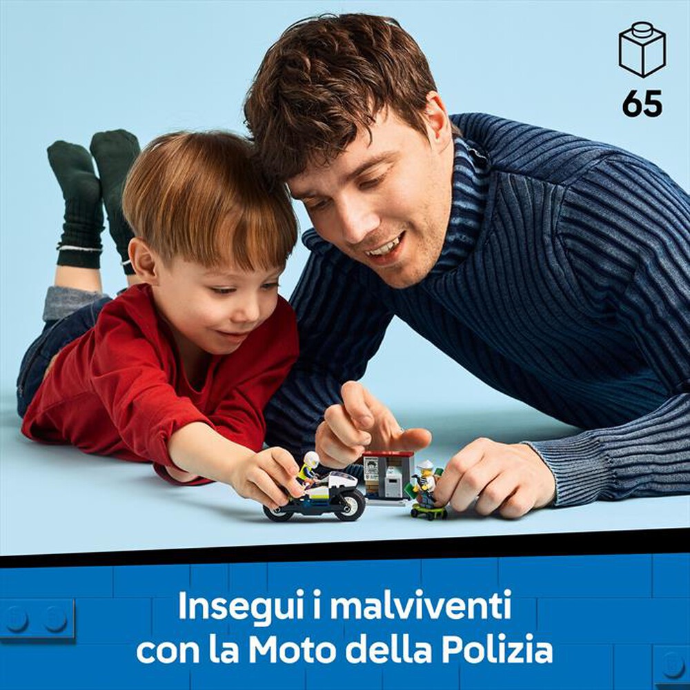 "LEGO - CITY Inseguimento della moto della Polizia - 60455"
