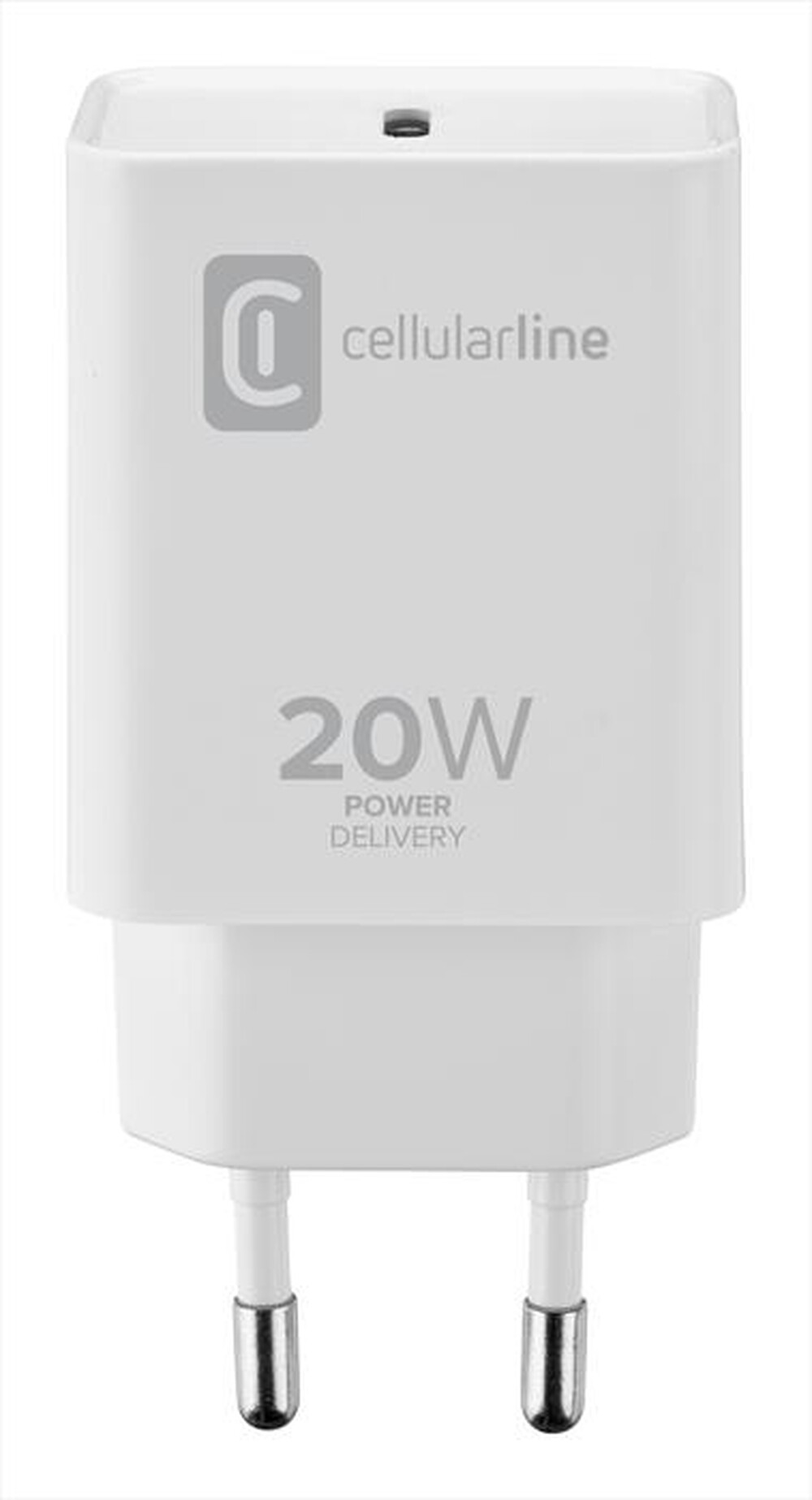 "CELLULARLINE - ACHIPHUSBCPD20WW Carica Batterie-Bianco"