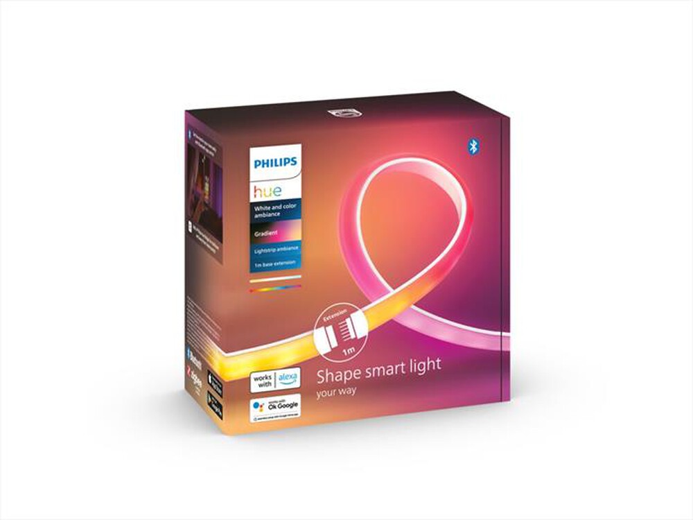 "PHILIPS - HUE LIGHTSTRIP GRADIENT ESTENSIONE STRISCIA 1 M-Bianco"