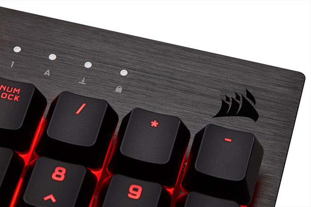 "CORSAIR - Tastiera gaming CORSAIR K60 PRO-Nero/Rosso"
