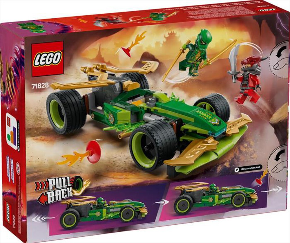 "LEGO - NINJAGO Racer pull-back di Lloyd - 71828-Multicolore"