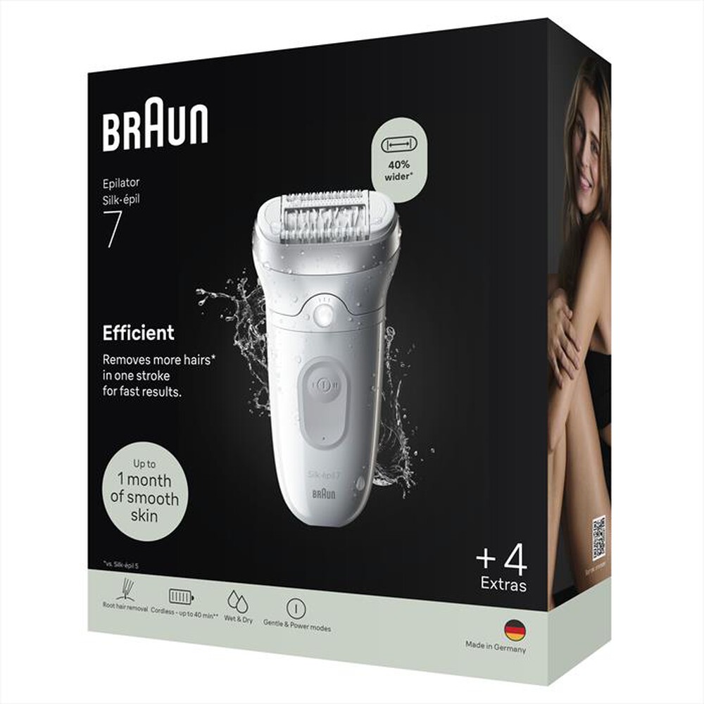 Immagine del prodotto BRAUN - Epilatore Silk &eacute;pil 7 LEGEPIL SE7-041 BOX MN-GRIGIO/ARGENTO