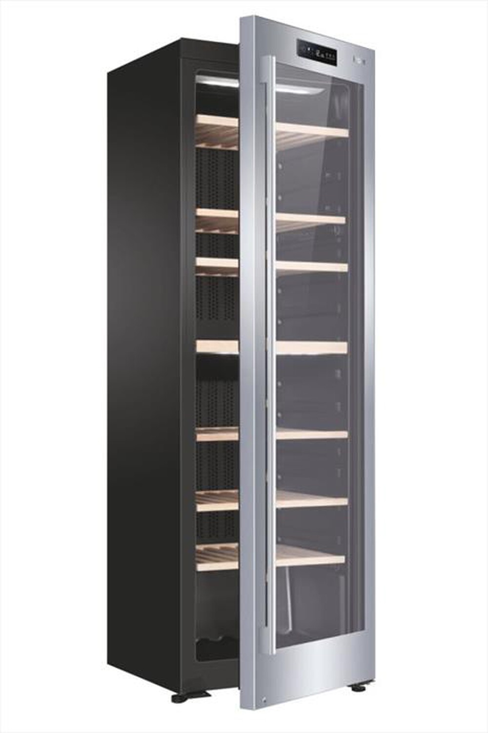 "HAIER - Cantinetta WS137GDNFI Classe F 137 bottiglie-Nero"