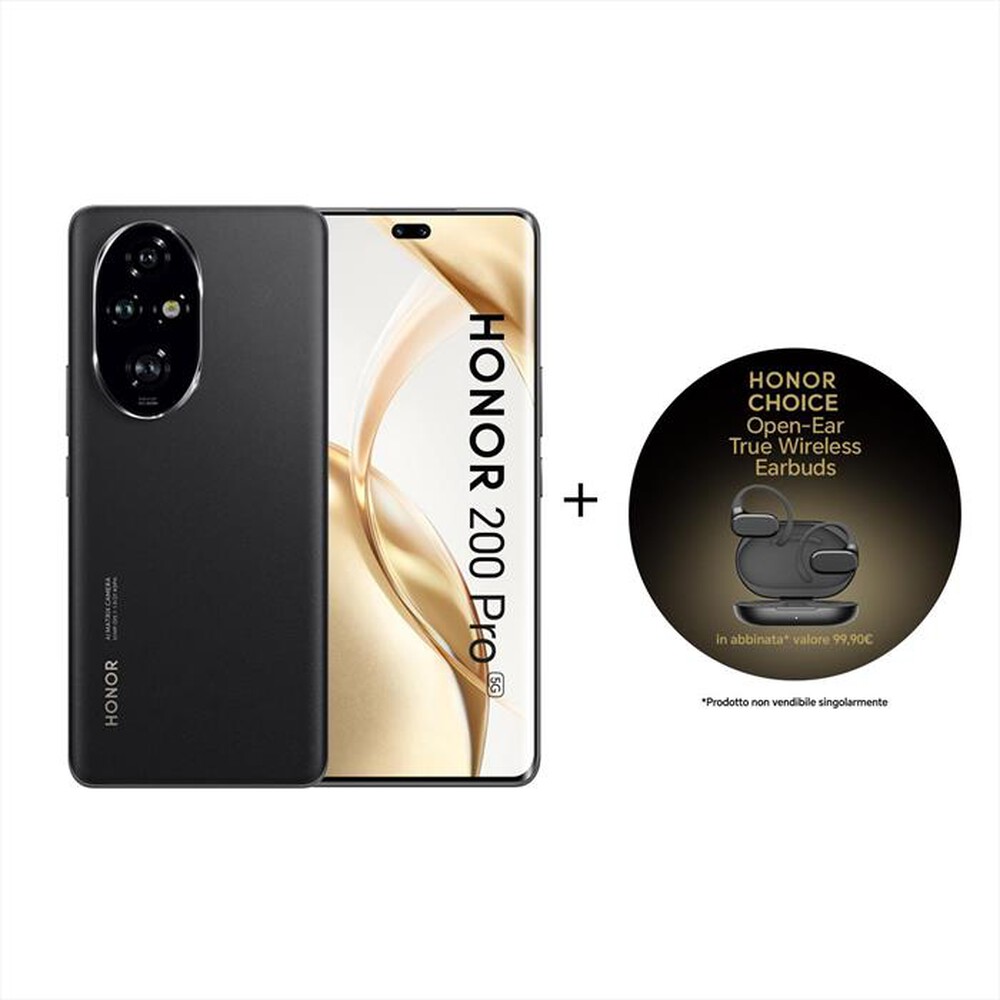 Immagine del prodotto HONOR - Smartphone HONOR 200 PRO + EARBUDS CHOICE TWE-Black