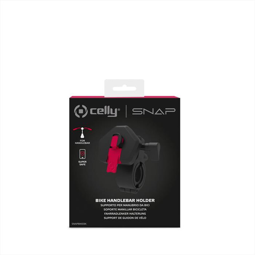 "CELLY - HANDLEBAR HOLDER BIKE BLACK-NERO"