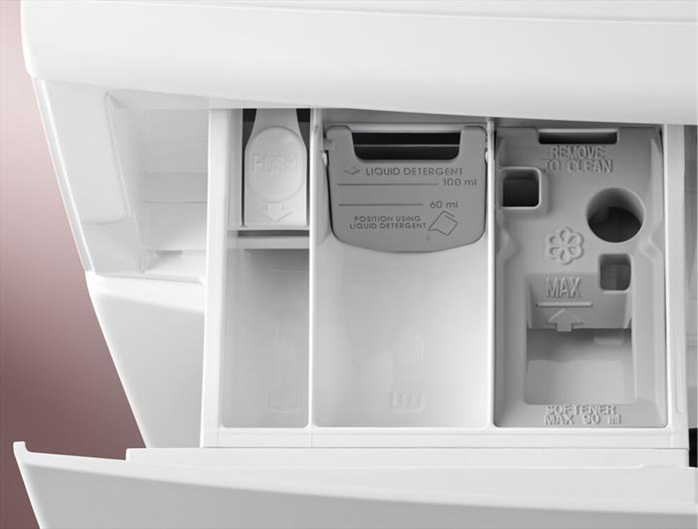 "ELECTROLUX - Lavatrice EW6FCH484 8 Kg Classe A-Bianco/oblò nero"