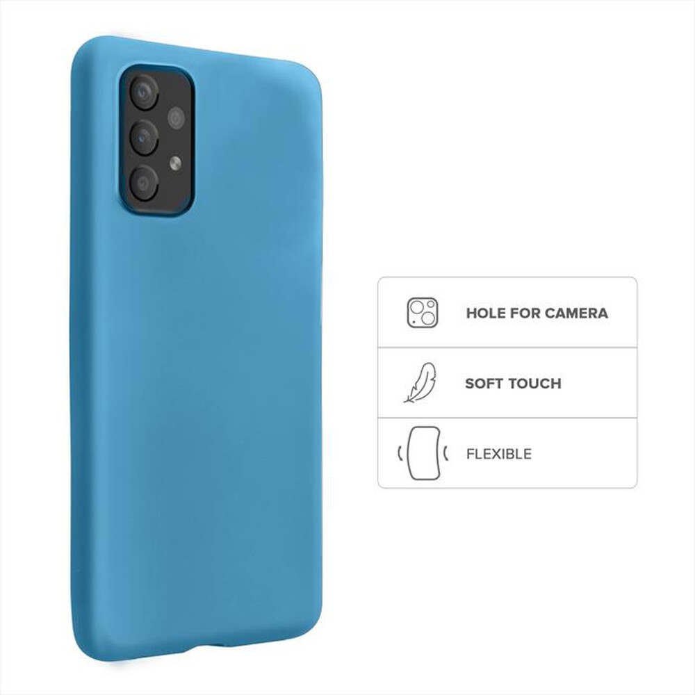 "SBS - Cover Rainbow TERBWSAA33CER per Samsung A33-Cerulean"
