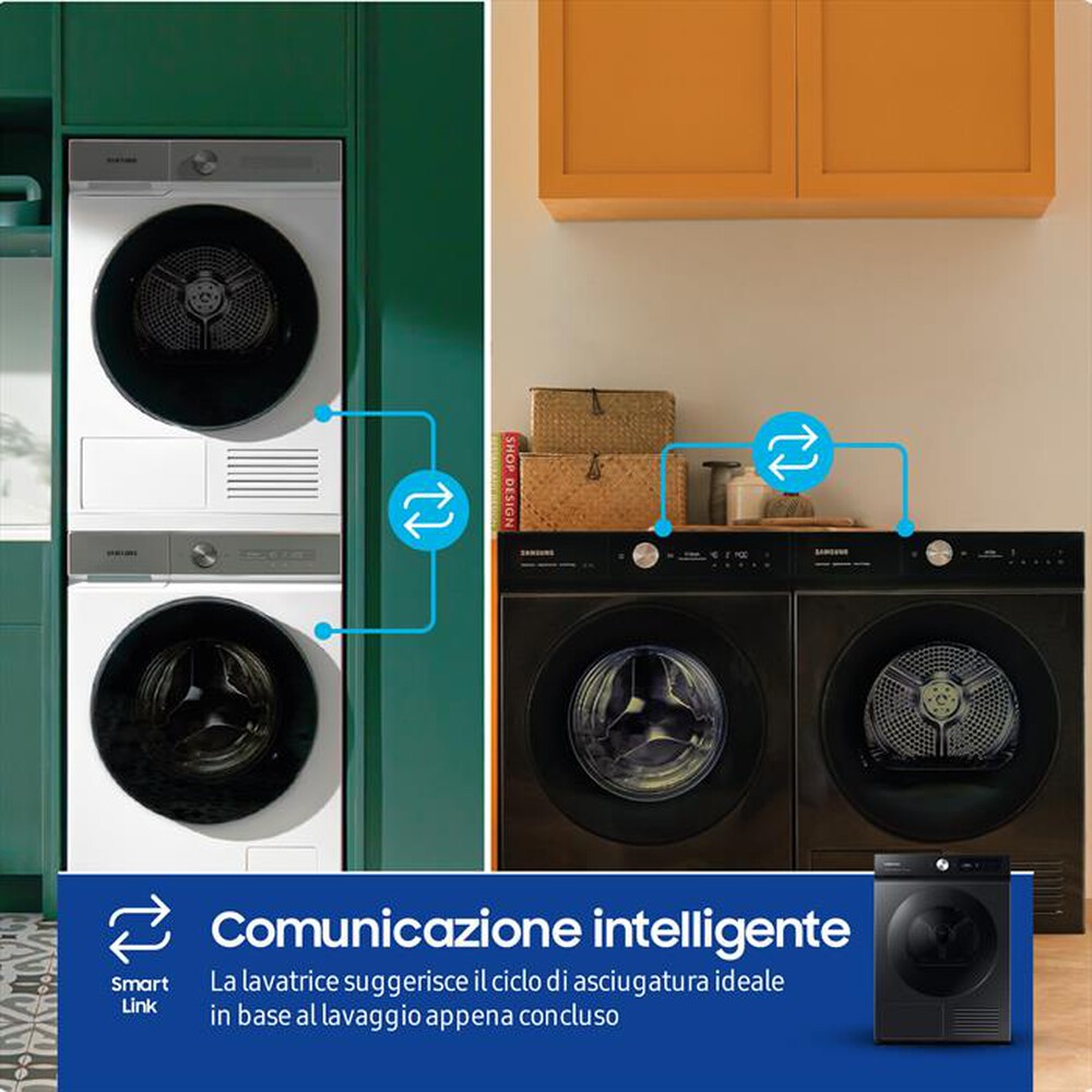 "SAMSUNG - Asciugatrice DV90BB7445GBS3 9 Kg Classe A+++-BLACK"