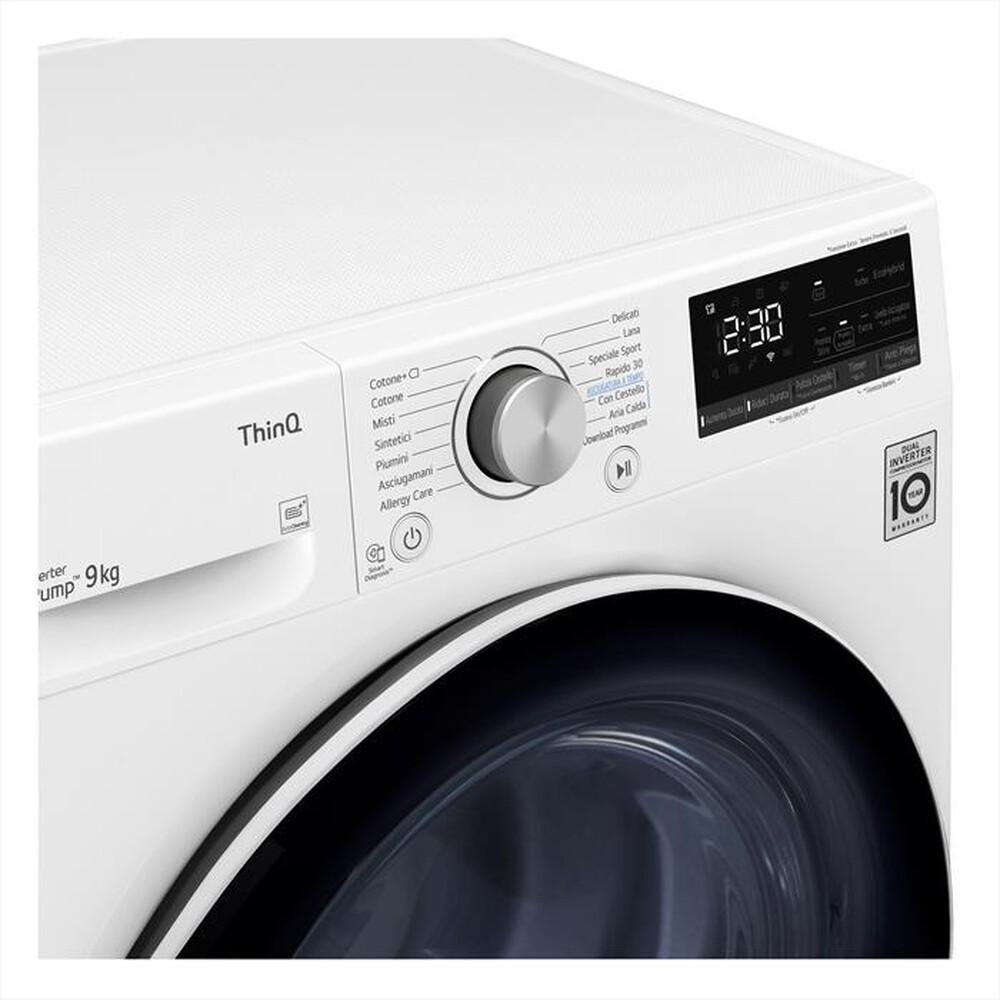 "LG - Asciugatrice RH90V5AV5N - 9 Kg - A++"