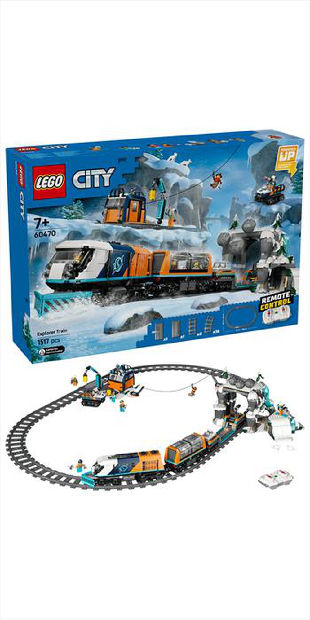 "LEGO - TRENO ESPRESSO ARTICO DEGLI ESPLORATORI-,"