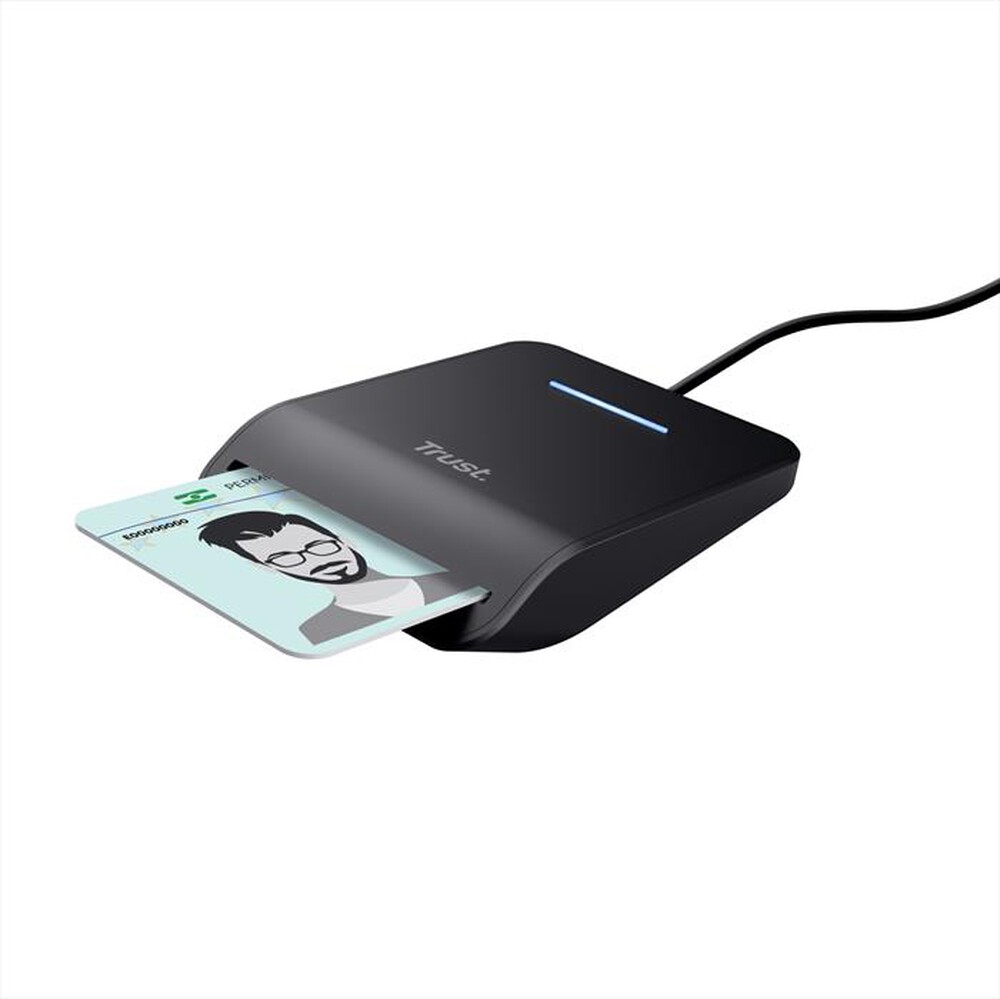 Immagine del prodotto TRUST - PRIMO USB-C DNI SMARTCARD READER-Black