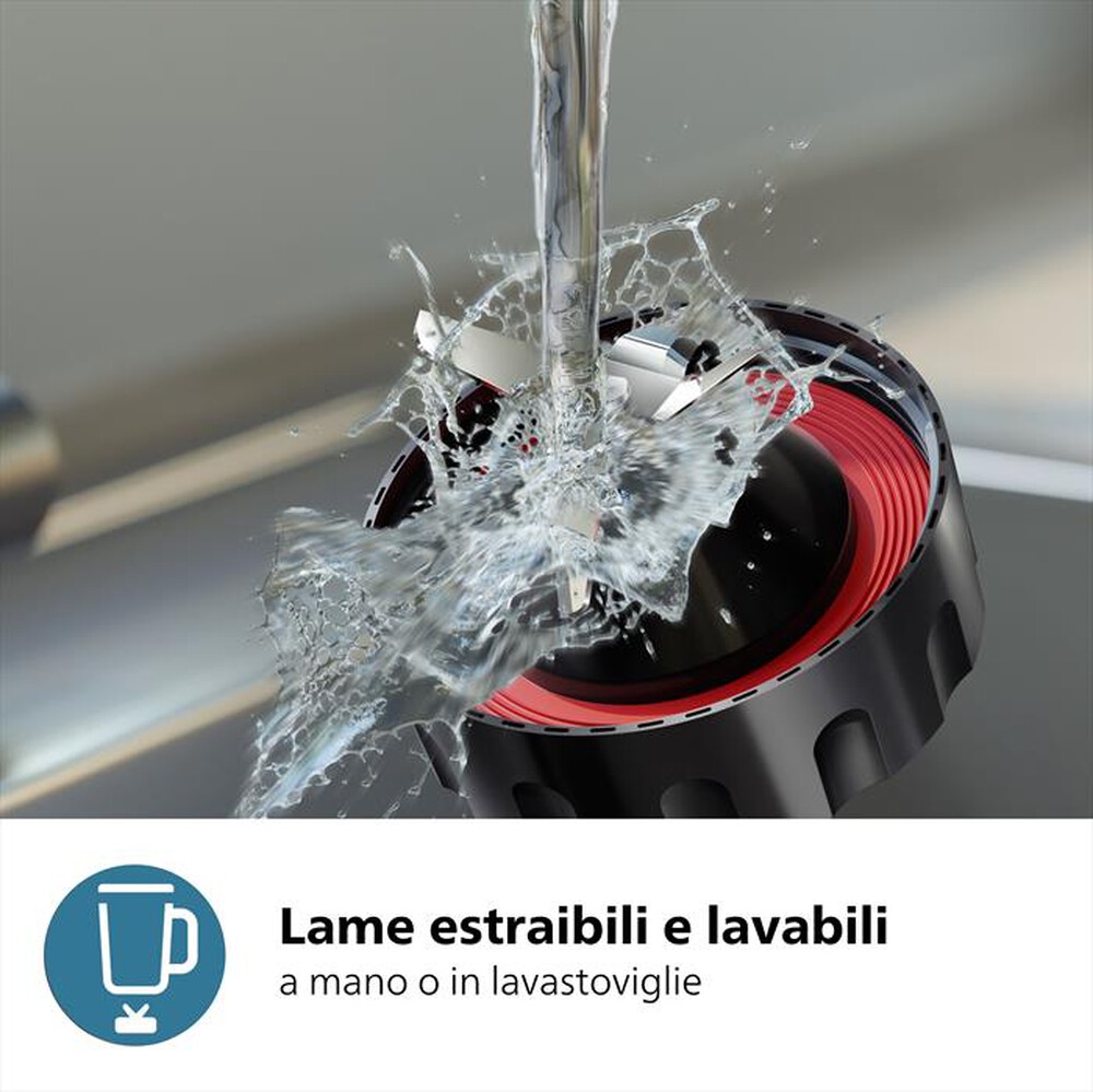 Immagine del prodotto PHILIPS - Frullatore SERIE 5000 HR3041/00-Nero/Metallo