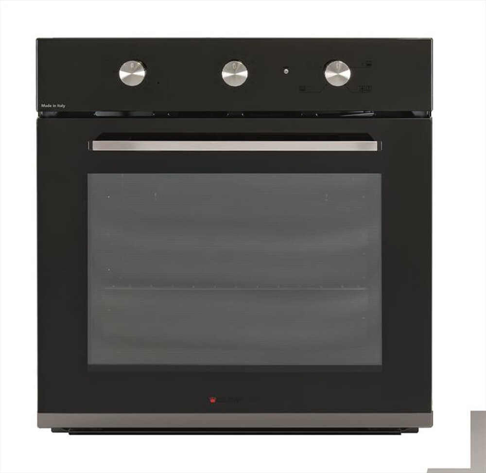 "GLEM GAS - Forno incasso elettrico e gas GFXV21BK-S2 Classe A-Nero Lucido"