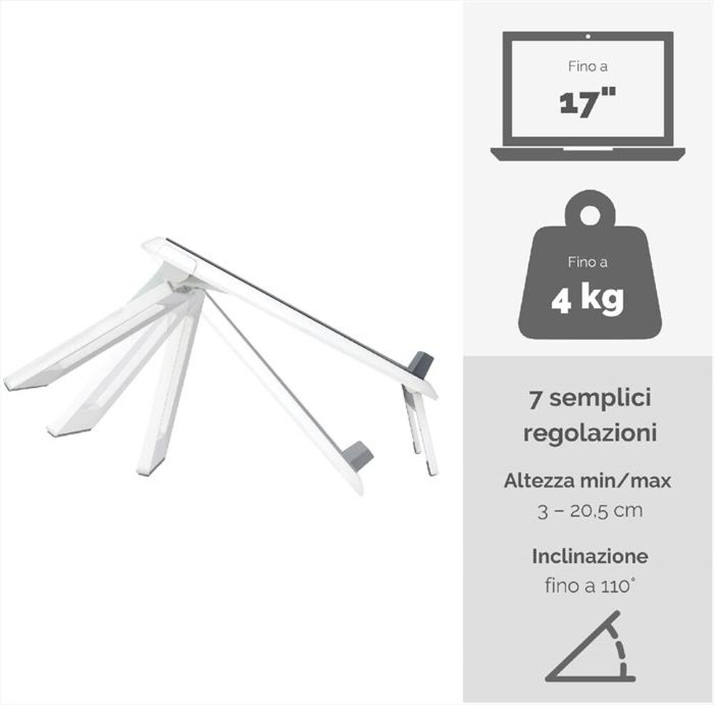 "FELLOWES - Supporto pc-Bianco"