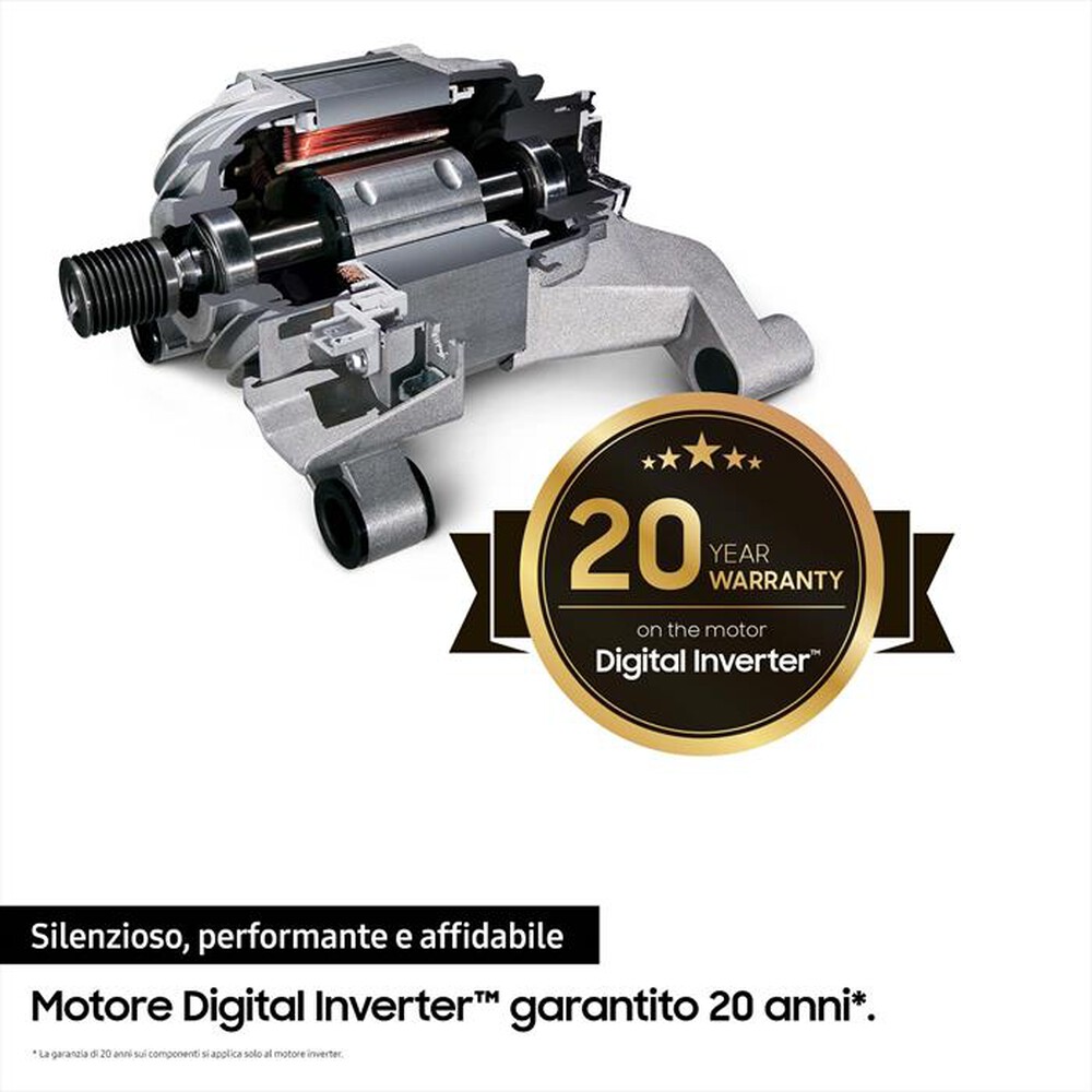 Immagine del prodotto SAMSUNG - Lavatrice WW11BB744DGES3 11Kg Classe A-bianco oblò black