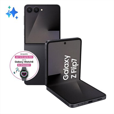 SAMSUNG - Galaxy Z Flip7 12+256GB-Jet Black