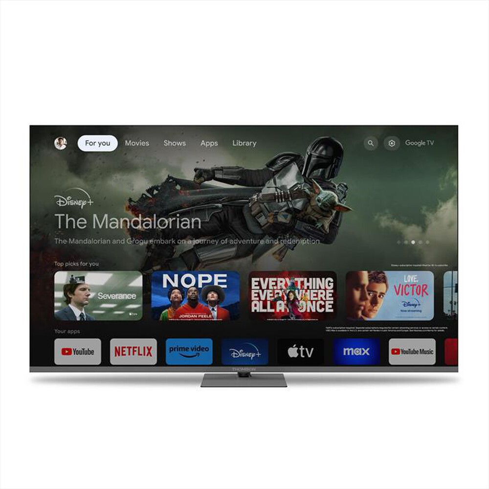 Immagine del prodotto THOMSON - Smart TV Q-LED UHD 4K 65" 65QG5C14-Nero