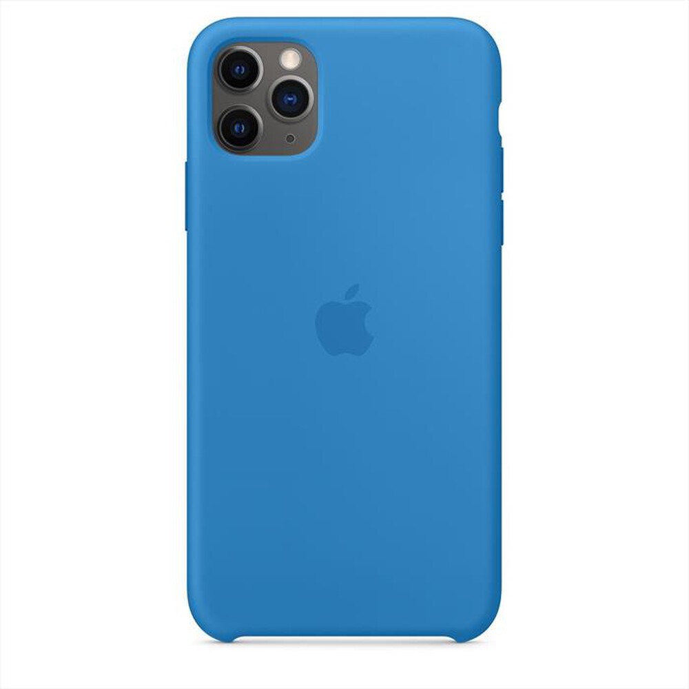 "APPLE - iPhone 11 Pro Max Silicone Case-Surf Blue"
