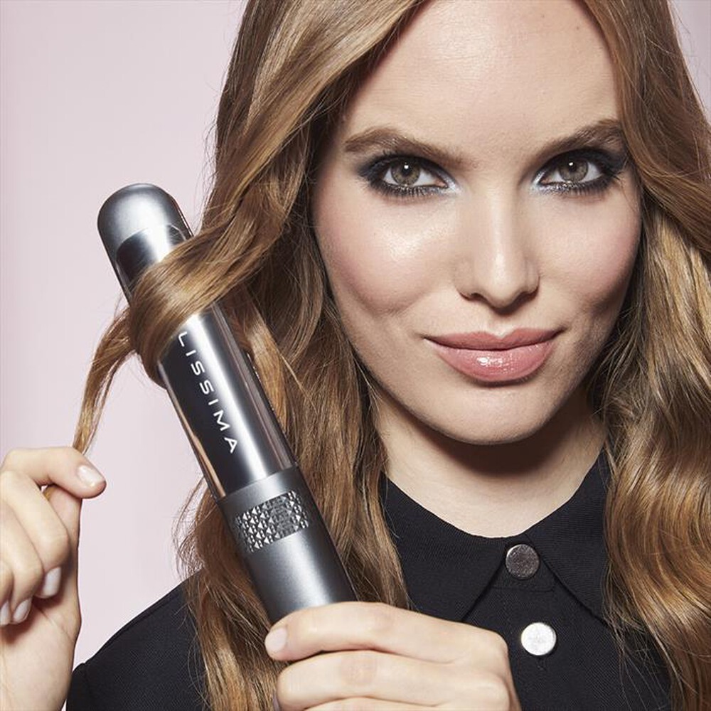"BELLISSIMA IMETEC - PIASTRA PER CAPELLI CREATIVITY MULTISTYLE-Nero, Rosa"