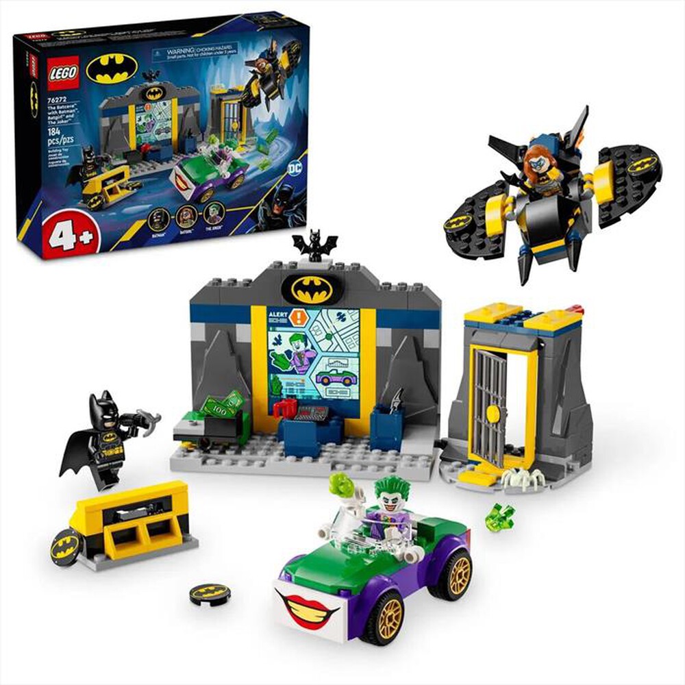 "LEGO - Batcaverna con Batman, Batgirl e The Joker - 76272-Multicolore"