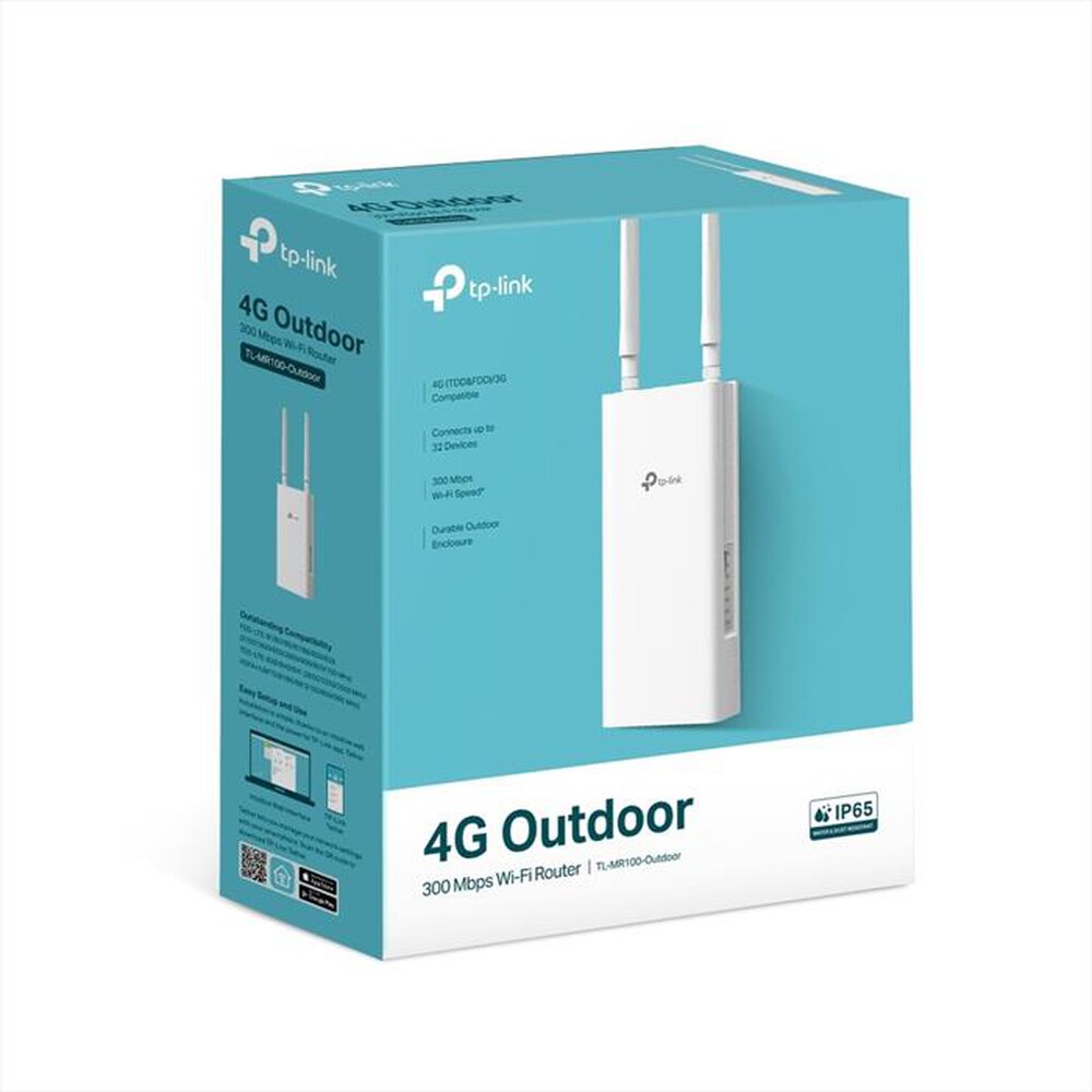 Immagine del prodotto TP-LINK - 300MBPS WIRELESS N 4G LTE OUTDOOR ROUTER89-Bianco