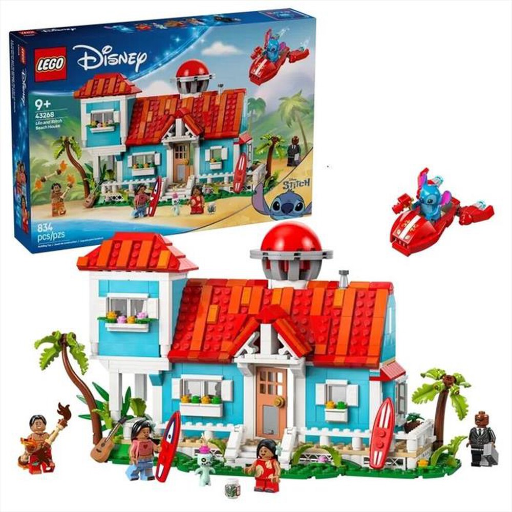 "LEGO - DISNEY Casa sulla spiaggia di Lilo e Stitch-43268-Multicolore"