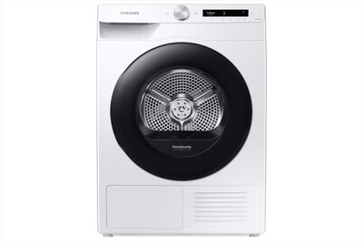SAMSUNG - Asciugatrice DV80T5220AW/S3 - 8 Kg - A+++-BIANCO CON OBLO' Shiny Black