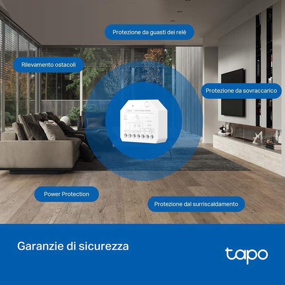 Immagine del prodotto TP-LINK - Modulo rel&egrave; smart compatto SMART SWITCH MODULE-Bianco