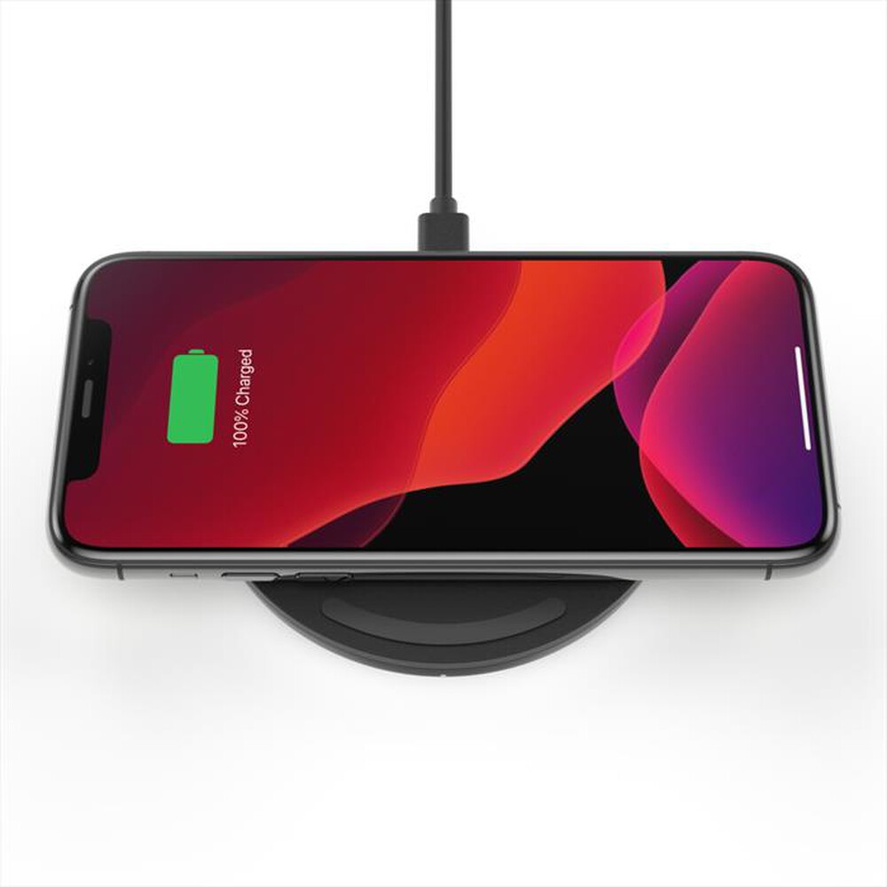 "BELKIN - TAPPETINO DI RICARICA WIRELESS 10W CON ALIMENTATOR-Nero"