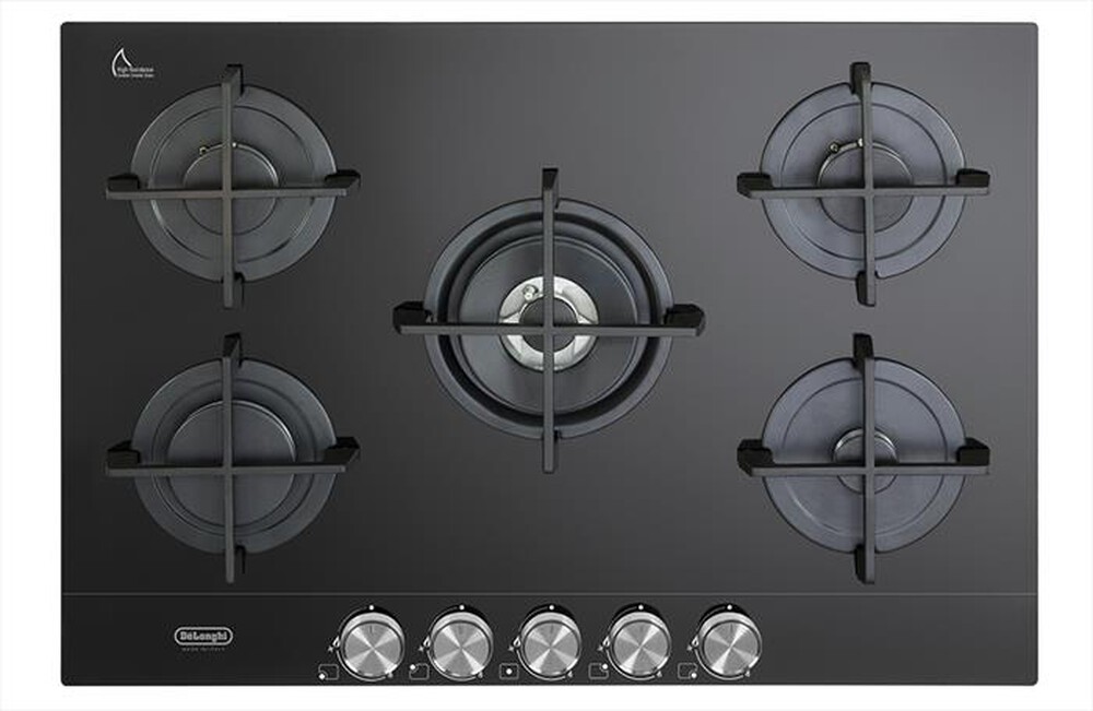 "DE LONGHI - Piano cottura a gas NSL 575 NC 75cm-nero"