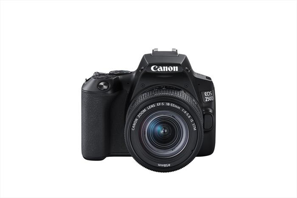 "CANON - FOTOCAMERA REFLEX EOS 250D + EF-S 18-55 IS STM-Black"