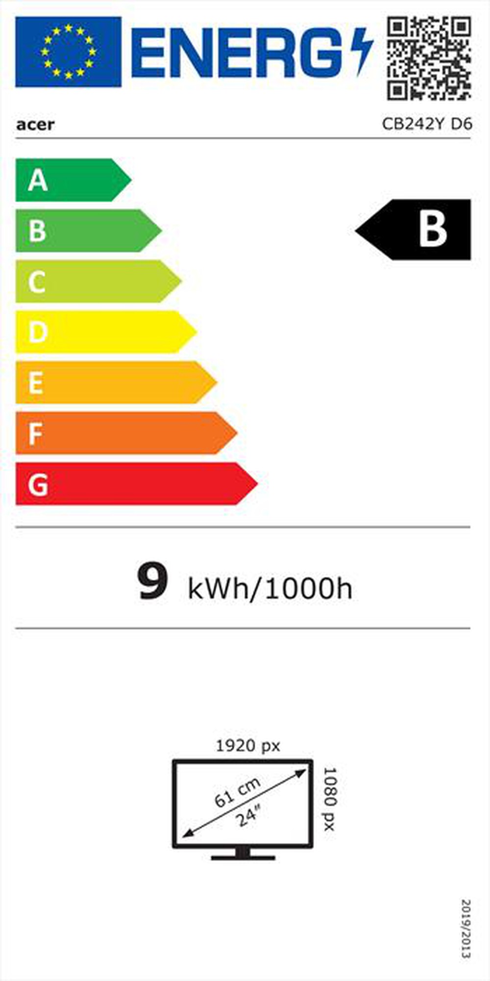 "ACER - VERO CB242YD6BMIPRCX-Nero"