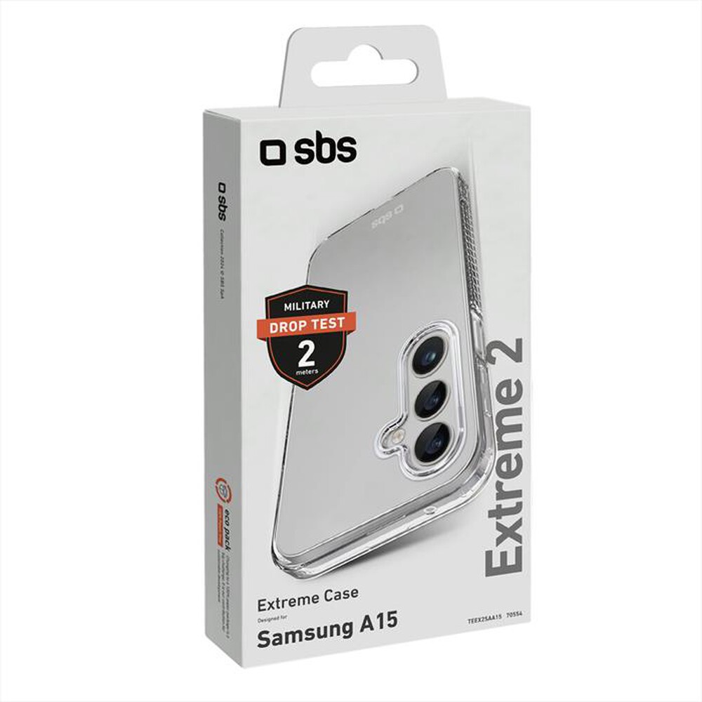 "SBS - Cover TEEX2SAA15 per Galaxy A15-Trasparente"