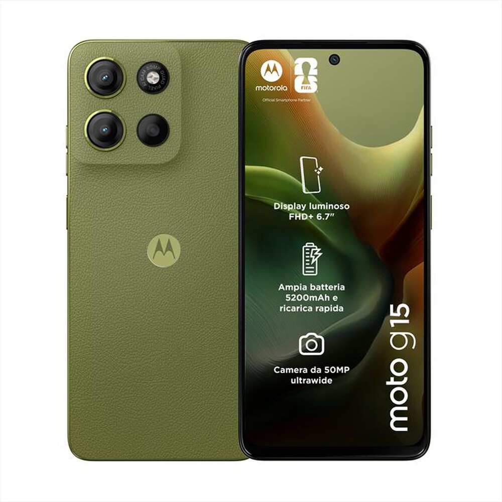 Immagine del prodotto MOTOROLA - Smartphone MOTO G15 8/512-Green