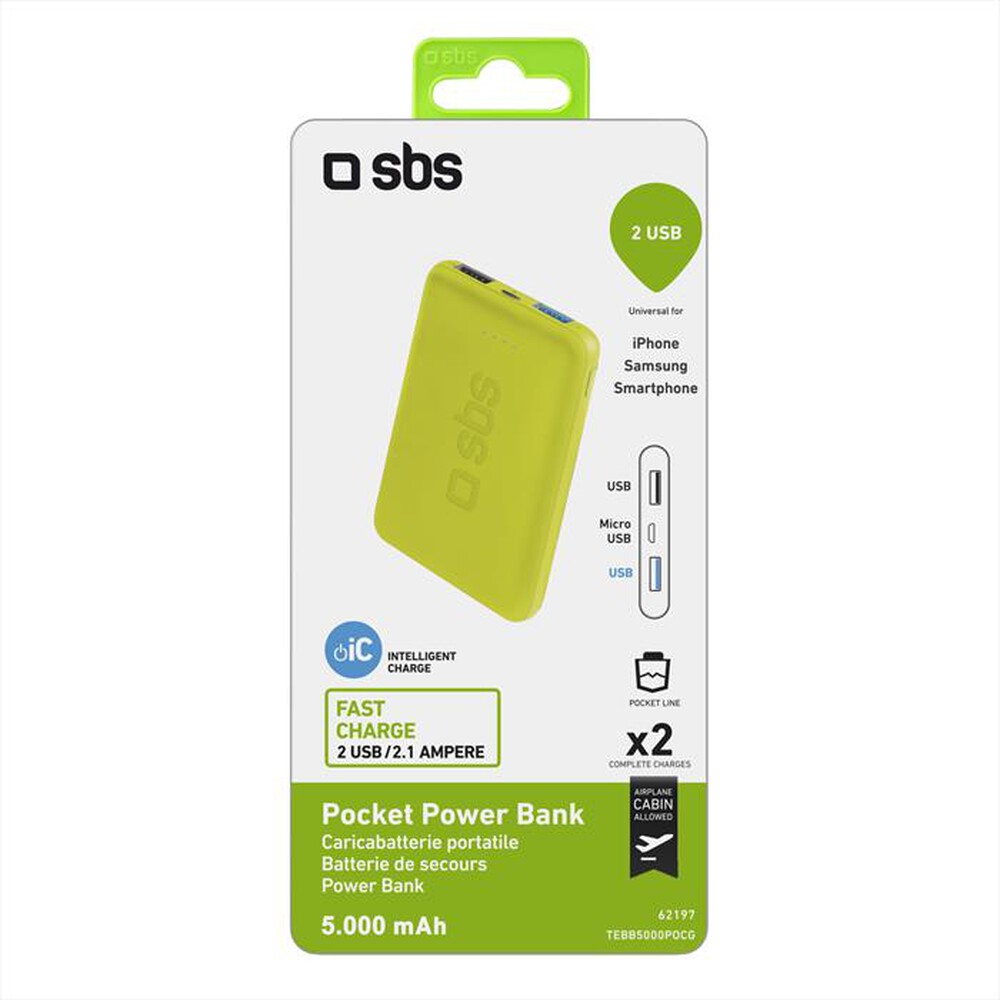 "SBS - TEBB5000POCG-VERDE"