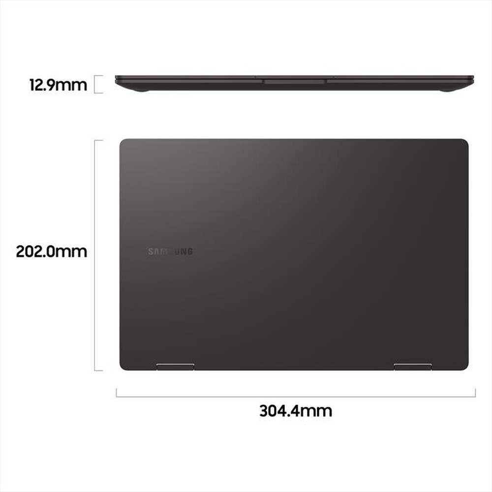 Immagine del prodotto SAMSUNG - GALAXY BOOK2 360-Graphite